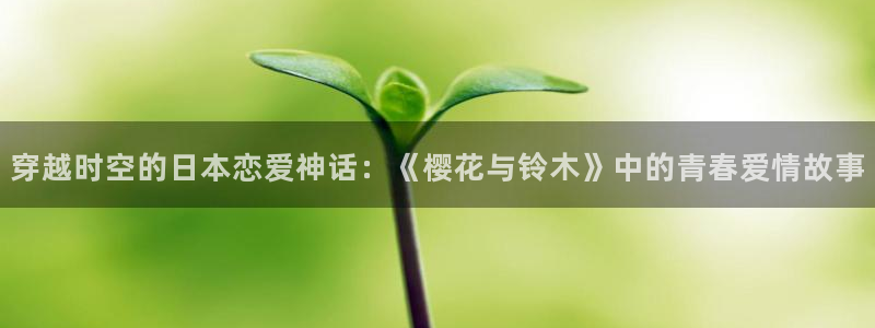 天堂动漫破解版：穿越时空的日本恋爱神话：《樱花与铃木》中的青春爱情故事